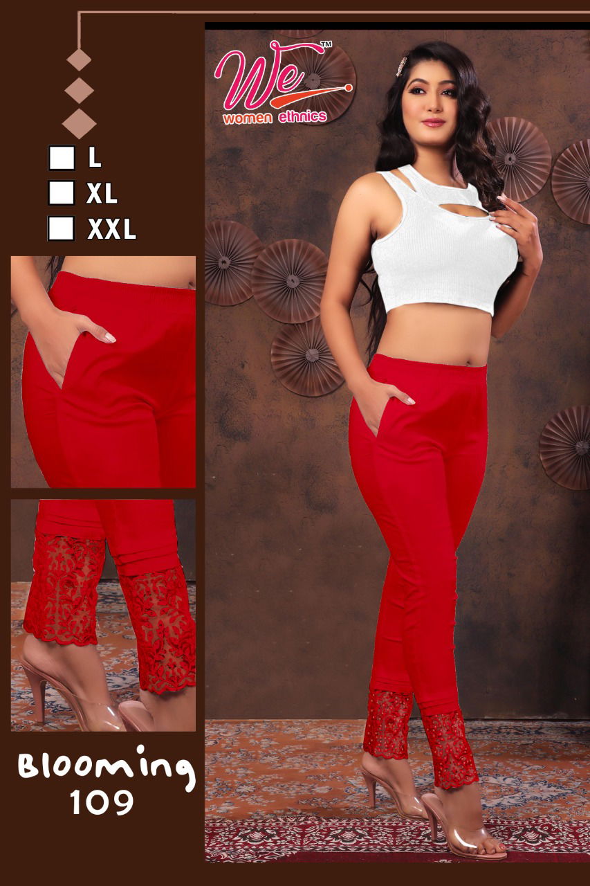 We Blooming Designer Soft Lycra Stretchable Wholesale Pant Catalog
